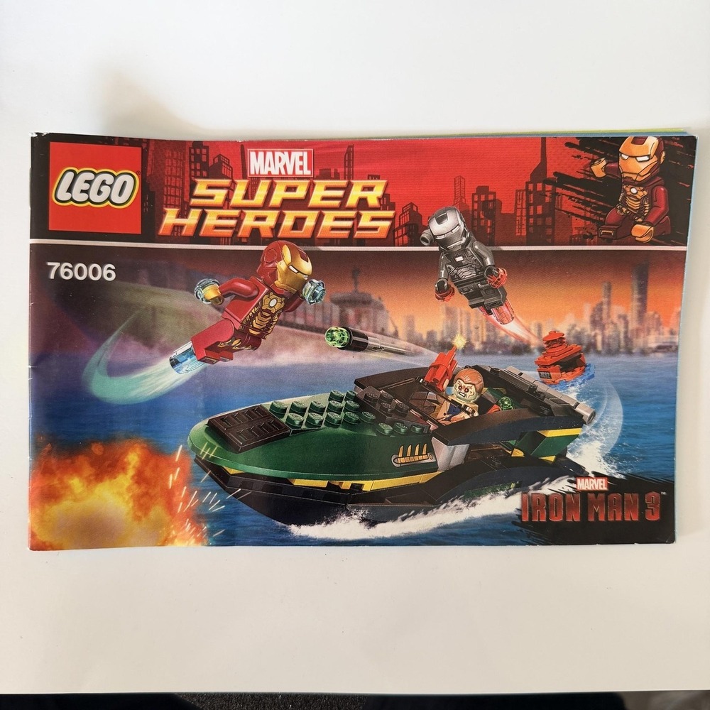 LEGO Marvel Super Heroes 76006 Iron Man 3 Instruction Manual Booklet Only 2013